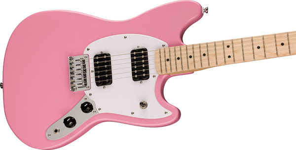 Squier Sonic Mustang HH MN (flash pink)