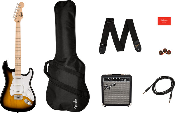 Sonic Stratocaster Pack MN (2-color sunburst)