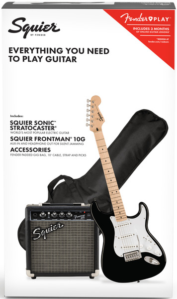 Squier Sonic Stratocaster Pack MN (black)