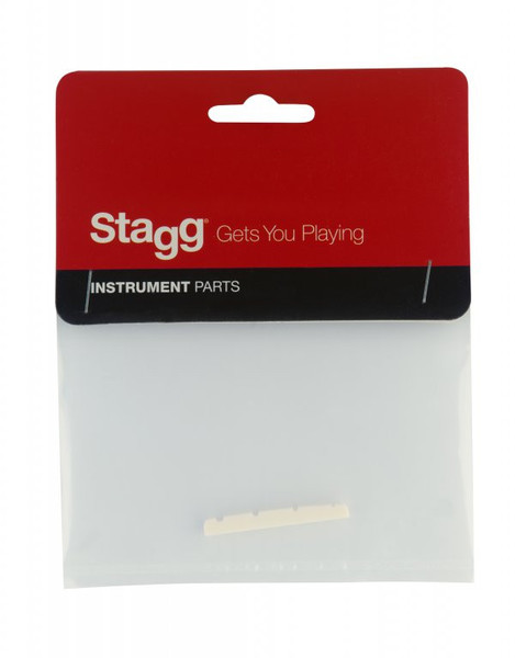 Stagg Bass Guitar Preslotted Bone Nut (42 x 4 x 5 mm)
