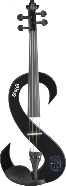 Stagg EVN 4/4 Electric Violin Set (black)