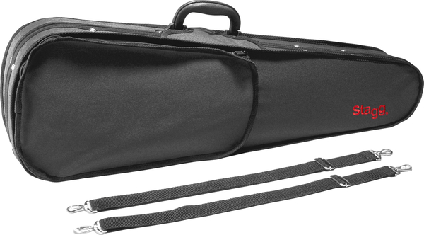 Stagg EVN 4/4 Electric Violin Set (metallic black)