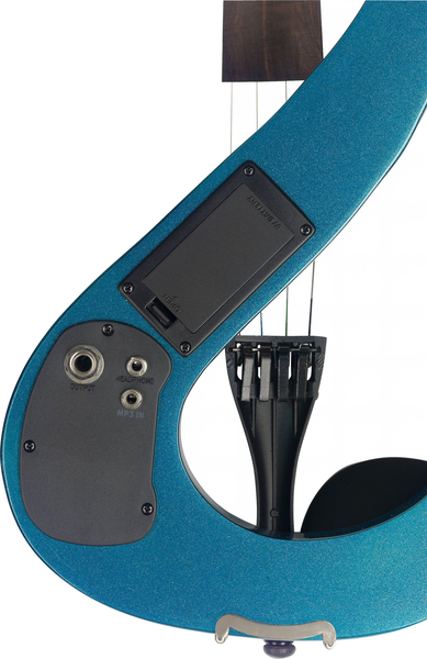 Stagg EVN 4/4 Electric Violin Set (metallic blue)