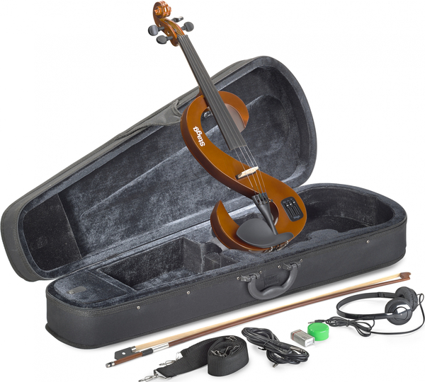 EVN 4/4 Electric Violin Set (violin burst)