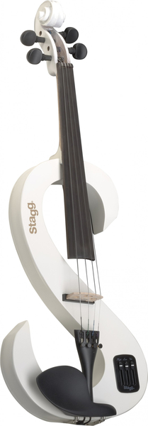 Stagg EVN 4/4 Electric Violin Set (white)