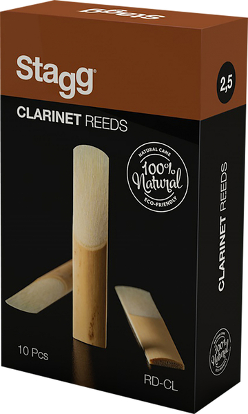 Stagg RD-CL / Bb Clarinet Reeds (strength 2.5 / 10 reeds set)