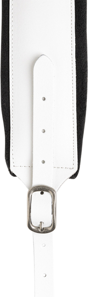 Stagg SLPL-BUCKLE Leather Buckle Strap (white)