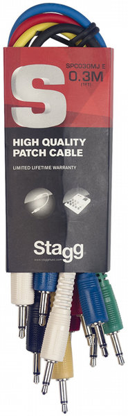 Stagg SPC030MJ E Patch Cable Set (30cm)