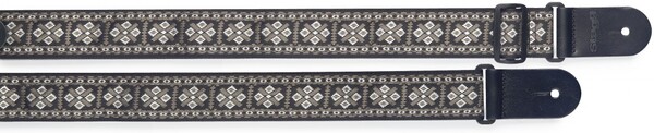 Stagg SWO-CRO Woven Nylon Guitar Strap (white)