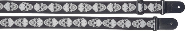 SWO-SKFACE Woven Nylon Strap Skull (white)