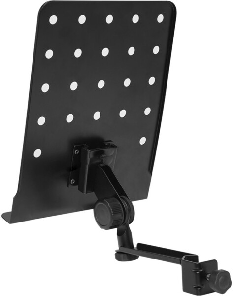 Stagg Small Mus.Stand Plate With Arm (schwarz)