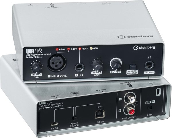 Steinberg UR12 USB Audio Interface (PC/MAC/iPad)