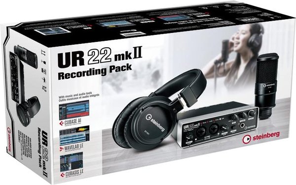 UR22 MKII Recording Pack / Microphone, Headphones & Audio Interface (PC/MAC/iPad)
