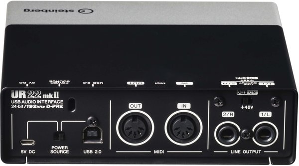 Steinberg UR22 MKII USB Audio Interface (incl. MIDI I/O & iPad connectivity)