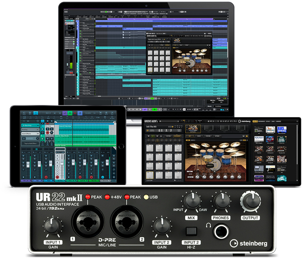 Steinberg UR22 MKII Value Edition (incl. Cubase Elements & Groove Agent)