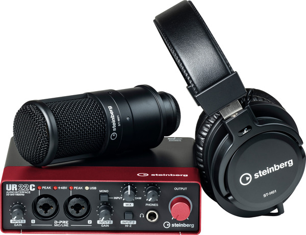 Steinberg UR22C Recording Pack Audio Interface with Headphones and
