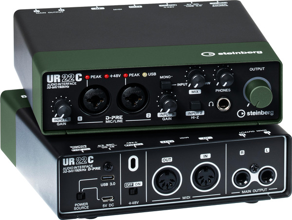UR22C USB 3 Audio Interface incl MIDI I/O & iPad (green)