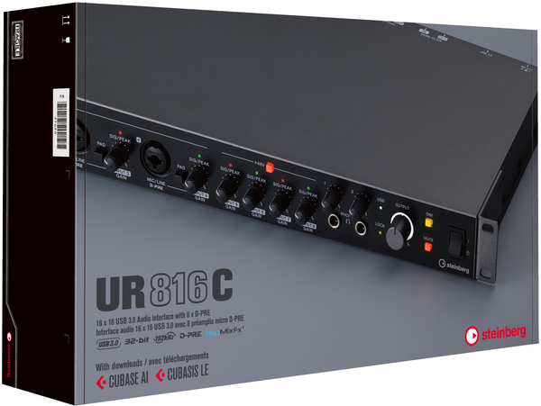 Steinberg UR816C USB 3 Audio Interface incl MIDI I/O & iPad