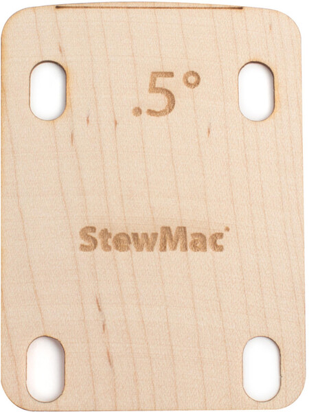 Neck Shims for guitar (shaped, 0.5°)