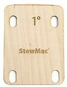 Neck Shims for guitar (shaped, 1°)
