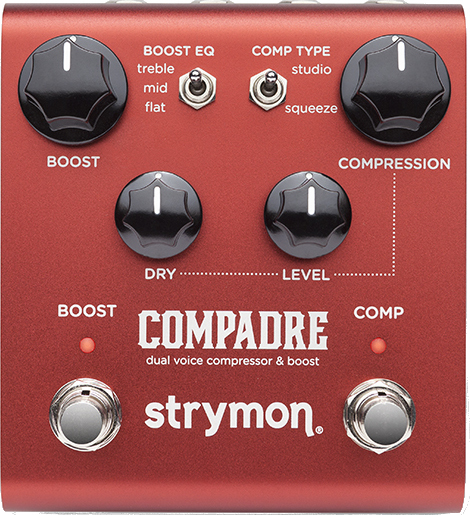 Strymon Compadre Dual Voice Compressor & Boost | MusiX Strymon Compadre Dual Voice Compressor & Boost | MusiX