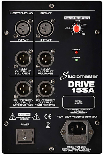 Studiomaster Drive 15SA