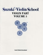 Summy Birchard Violin school Vol 3 Suzuki Shinichi