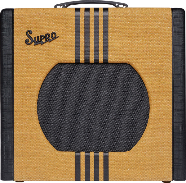 Supro Delta King 1x12 Tube Amplifier w/ Reverb (tweed & black)