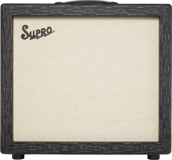 Supro Royale 1 x 12 Cabinet Extension (black scandia)