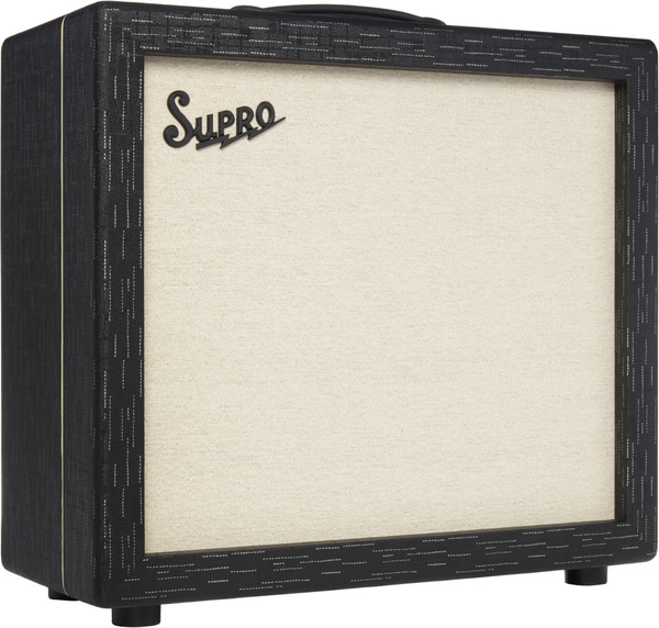 Supro Royale 1 x 12 Cabinet Extension (black scandia)
