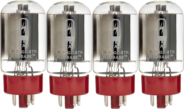 TAD 6L6WGC-STR REDBASE Premium Matched Quartett (small bottle)