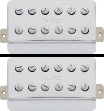 TV Classic Humbucker Mount Set (chrome)