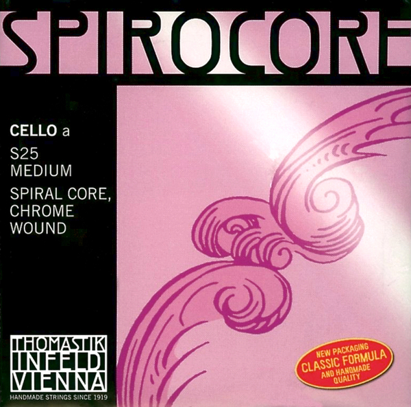 Spirocore Cello / A String (medium / chrome)