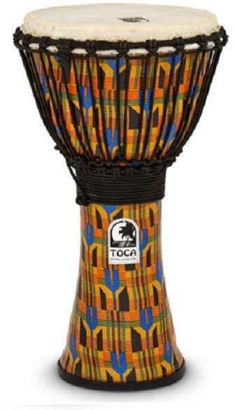 SFDJ-10"K (10" Kente Cloth Djembe)