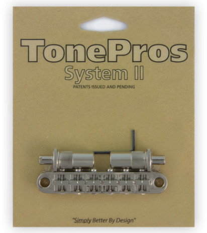 TonePros T3BT Tune-O-Matic Metric Posts (nickel)