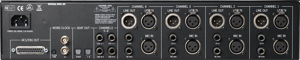 Universal Audio 4-710d Four-Channel Mic Pre