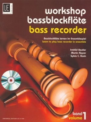 Universal Edition Workshop Bassblockflöte Vol 1 / Bassblockflöten lernen im Ensemble (BBlfl)