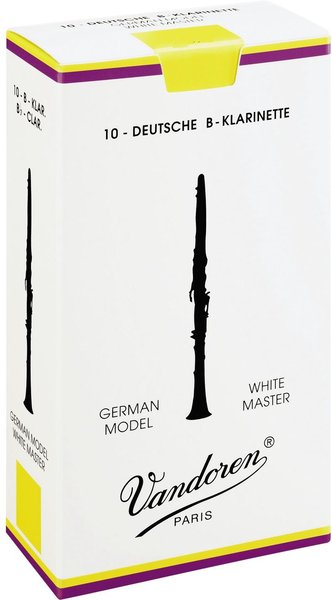 Vandoren Bb Clarinet White Master 2.5 (10 reeds set)