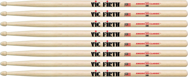 Vic Firth VF5B Multipack 4 pairs (Hickory)