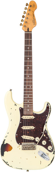 Icon V6 (Distressed White Over Sunburst)
