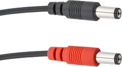VoodooLab 2.5mm to 2.1mm AC Cable Reverse Polarity Cable (18' - straight)