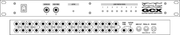 VoodooLab GCX Guitar Audio Switcher