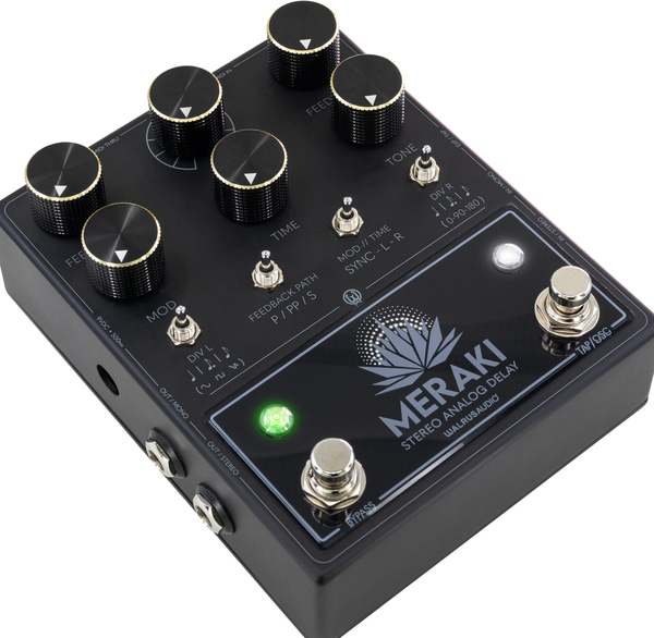 Walrus Audio MERAKI Stereo Analog Delay (black)