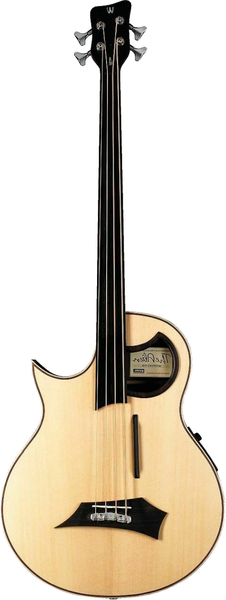 Alien Fretless 4-String LH (natural transparent satin / lefthand)