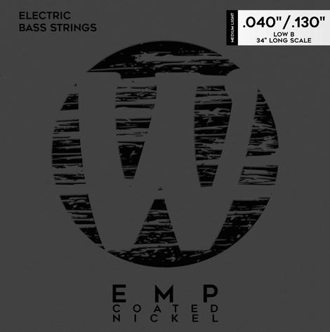 EMP Coated Bass String Set Nickel-Plated Steel (medium light .040-.130)