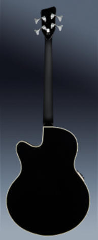 Warwick RockBass Alien Deluxe Hybrid Thinline 4-string (solid black satin)
