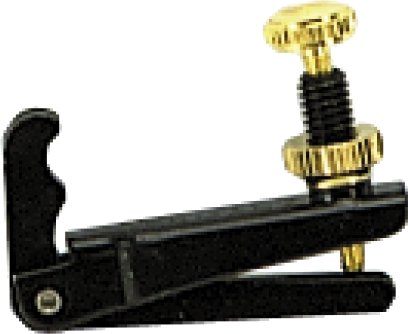 Violin Fine Tuner (black / gold screw)