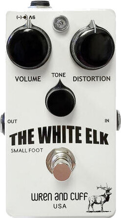 Wren and Cuff White Elk Small Foot Fuzz