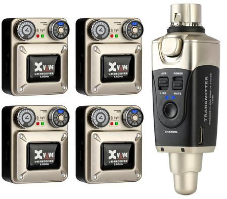 U45 SET R4 Wireless System - In-Ear Monitor System (Black)