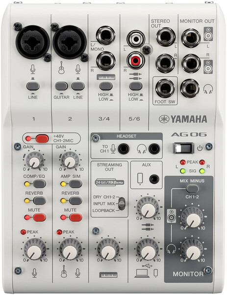 Yamaha AG06 MK2 (white)